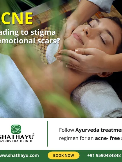 Acne can lead to emotional distress, but you don't have to face it alone. We guide you through a personalized Ayurvedic treatment regimen designed to deliver clear, acne-free skin by addressing the root cause of the issue.