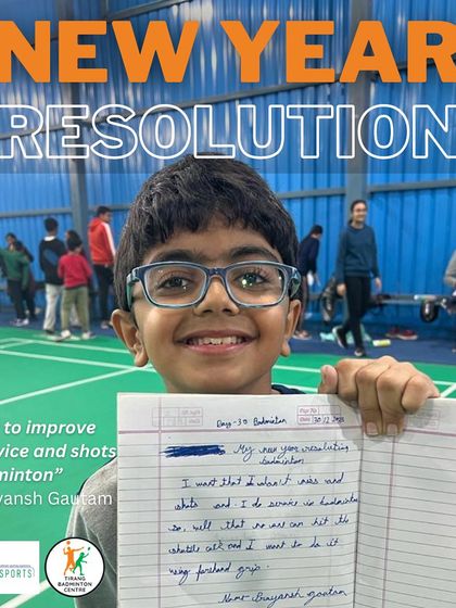 Prayansh wants to improve his service and shots. By setting specific, actionable goals like this, our players take ownership of their development journey.