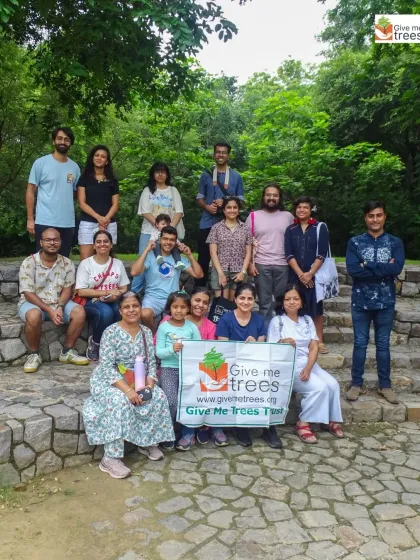 Our walks are for everyone. We love hosting families, solo nature lovers, and groups of friends who want to connect with real nature right here in the city. This is a happy group after a Dragonfly Walk at Sunder Nursery, sharing a moment of connection.