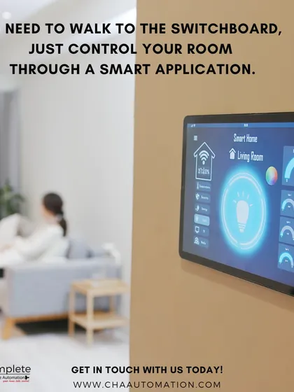 Eliminate the need to walk to a switchboard. This wall-mounted tablet provides a central command center for the entire room, allowing you to control lighting, climate, and entertainment from one convenient location.