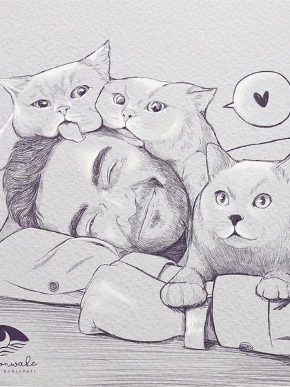 Rachita Burjupati - Custom Portraits & Illustrations Custom Pet Portraits photo 6