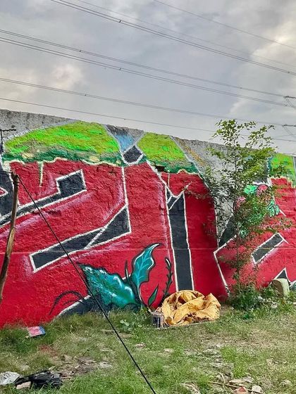 Yogi Graffiti - Custom Murals & Wall Art Signature Devanagari & Indian Themes photo 16