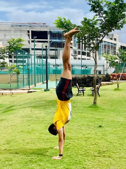 Building strength from the inside out. A handstand is more than just a pose; it's a practice in balance, core strength, and changing your perspective, both literally and figuratively.