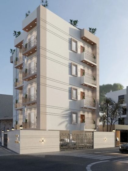 Another perspective of the "Honest Homes" building, showing how the structure interacts with the street. We focus on creating a welcoming entrance and ensuring the building feels integrated with its neighborhood.