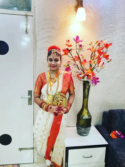Here I am, sharing in the joy of my student's achievement. These awards are not just trophies; they represent countless hours of hard work, discipline, and the beautiful bond between a Guru and shishya.