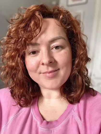 The original photo provided by my client, Debi. I use this as the foundation to create a personalized digital painting that captures her likeness and spirit.