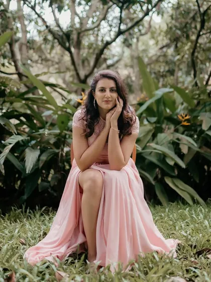 A portrait from a professional shoot. It's all about feeling confident and owning your space.