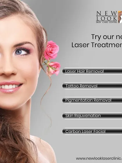 We offer a comprehensive range of advanced laser treatments to address various concerns. Our services include laser hair removal, tattoo removal, pigmentation correction, skin rejuvenation, and specialized Carbon Laser Facials for a complete skincare solution.