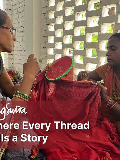 Where every thread tells a story. Each piece crafted by our artisans holds their skill, dreams, and a piece of their world, bringing heritage and care from their hands to yours.