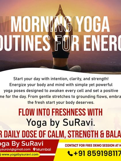 Start your day with our morning yoga routines for energy. We guide you through powerful poses to awaken every cell and set a positive tone.