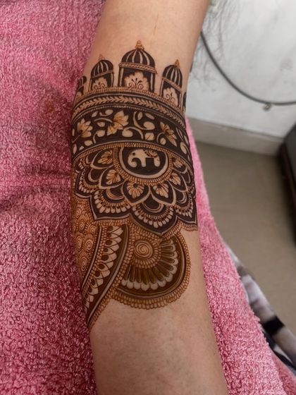 Another shot of the same arm design, highlighting the intricate details and clean lines.