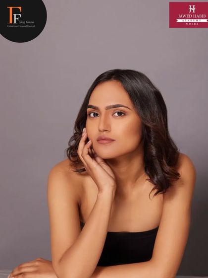 A beautiful "after" shot from the portfolio shoot, demonstrating the subtle yet effective "no-makeup" makeup look.