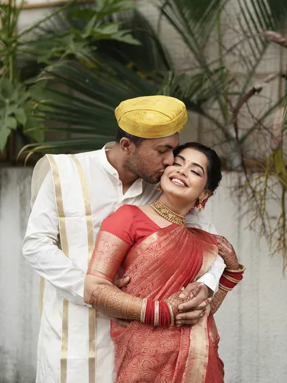 There is nothing more beautiful than a bride's happy smile on her wedding day. This candid moment captures the joy I aim to bring to every client. My airbrush makeup ensures you look perfect from every angle, even in candid shots.