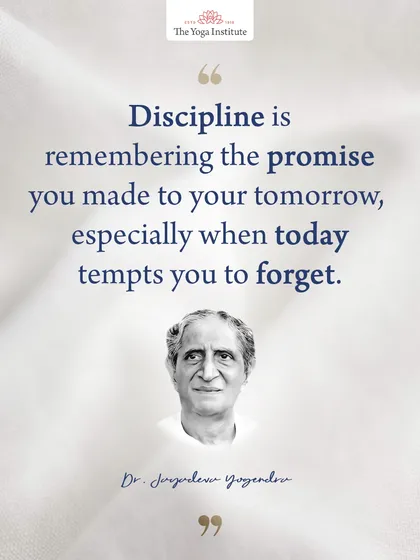 Discipline is remembering the promise you made to your tomorrow, especially when today tempts you to forget.