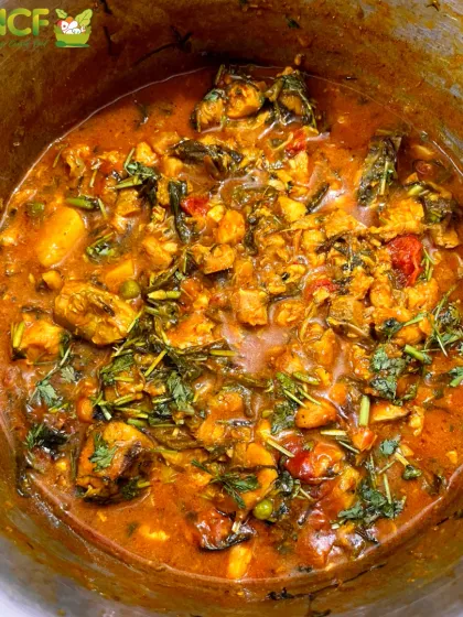 My 'Rohu atoiba thongba', a classic Manipuri fish curry made with Rohu fish. It's a light yet flavorful curry that goes perfectly with rice.