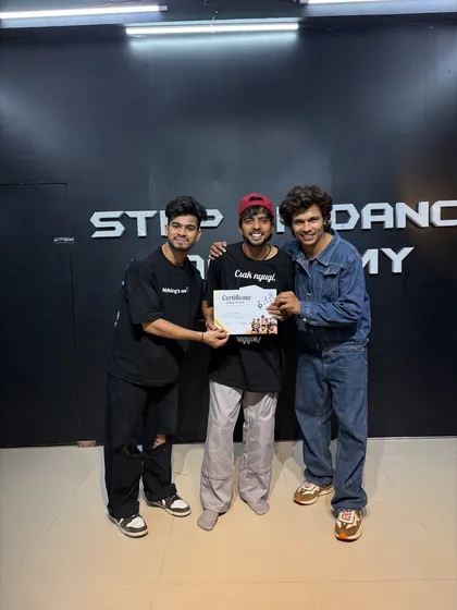 Another graduate of our intensive training program. The certificate is a proof of the 32 hours of professional training they received.