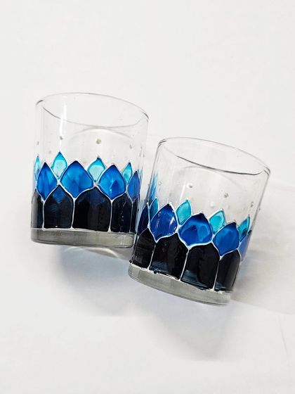 Nidhi - Hand-Painted Home Decor & Accents Festive Glassware & Candle Holders photo 6