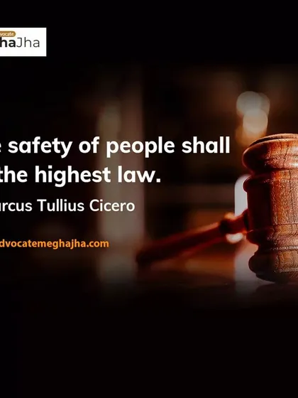 This quote from Cicero is a core belief of my practice. The ultimate goal of the law is to ensure the safety and security of people, and that is the principle I bring to every case I handle.