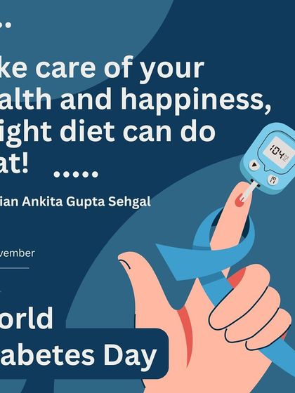On World Diabetes Day and every day, remember that a right diet can help you manage your health and happiness. Instead of letting diabetes change your lifestyle, make lifestyle changes to manage your blood sugar.