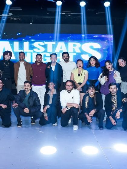 A group shot of the Allstars team and our guest performers. Building a strong network and community is a huge part of what we do.