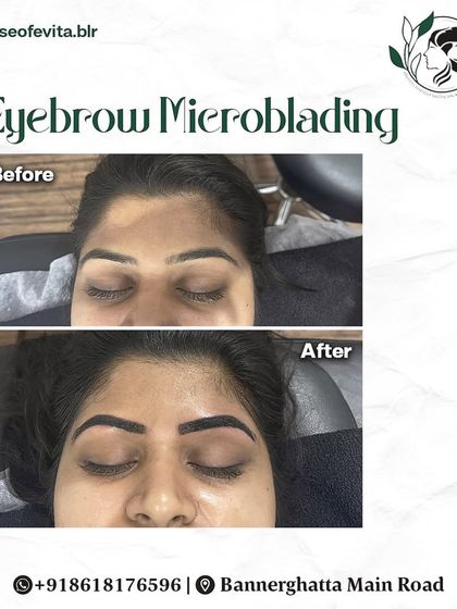 A classic Microblading transformation. I enhanced her natural shape, filled in sparse areas, and created a clean, defined brow that she can wake up with every day.