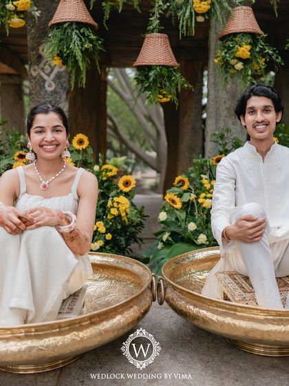 Wedlock Weddings - Full-Service Wedding Planning & Design Vibrant Haldi & Mehendi Ceremonies photo 54
