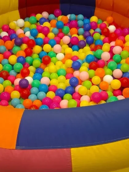 A party isn't complete without a ball pit. I provide large, inflatable ball pits filled with thousands of colorful plastic balls for kids to dive and play in.