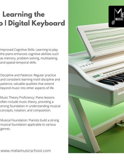 Mela Music School - Musical Instrument Lessons Piano & Keyboard for All Ages photo 20