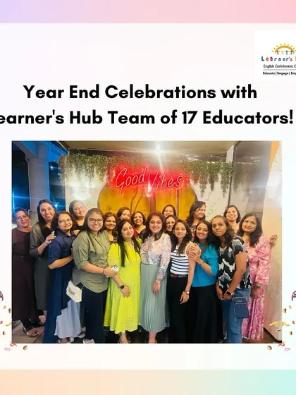 Here is our team of 17 educators at our year-end celebration. It was a time to reflect on the milestones we reached, the challenges we overcame, and the strong bond we share as a team.