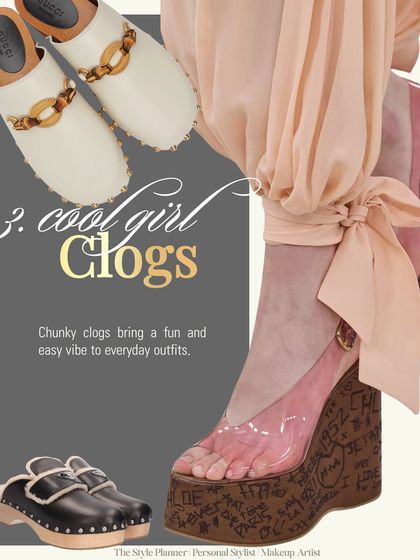 Cool-girl clogs are making a comeback. These chunky shoes bring a fun and easy vibe to everyday outfits.