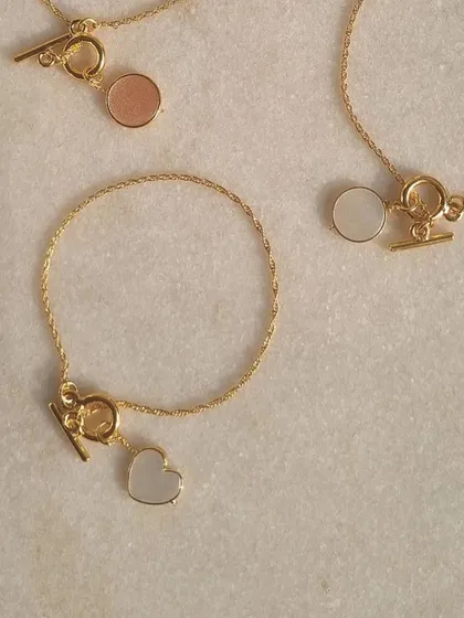 A trio of my toggle bracelets, perfect for attracting luck, abundance, and fortune.