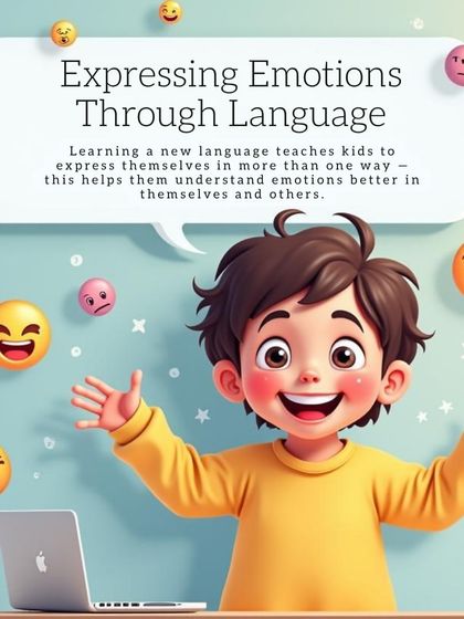 Learning to express emotions in more than one language helps kids better understand feelings in themselves and others. It gives them a richer emotional vocabulary.