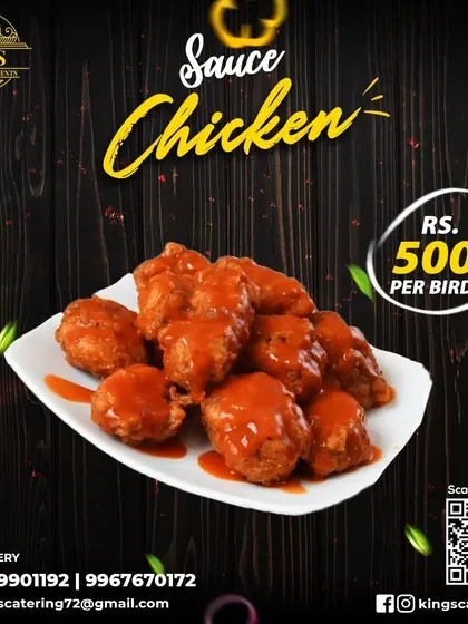 Get your taste buds soaring with my juicy sauce chicken. For just 500 per bird, you can indulge in a mouthwatering meal.