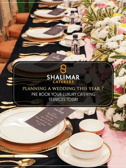 Planning a wedding? This image captures the essence of our luxury wedding catering. We encourage clients to pre-book to secure our services for their unforgettable day.