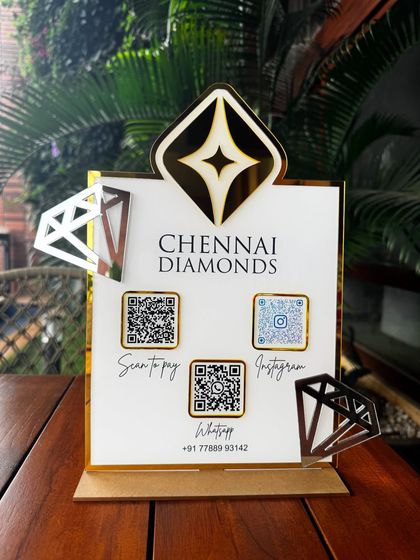 The Party Glitter - Custom Business Branding & Marketing Materials Custom QR Code & Payment Stands photo 4