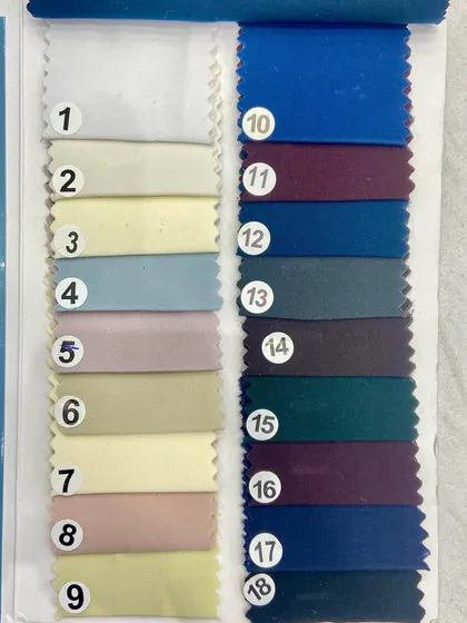 These are swatches of my popular Japanese stretchable fabric, which offers excellent comfort and flexibility for a modern, slim-fit suit.