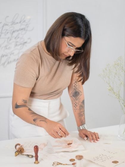 A reminder to myself: Take a step back and acknowledge all the things you now have that you once only dreamed of. A quiet moment of gratitude in my studio.