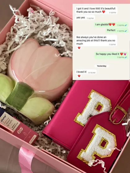 The best part of my job is receiving messages like this! Knowing that my client loved the hamper I created for them makes all the hard work worth it.