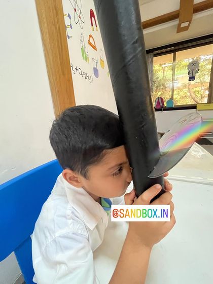 A closer look at the spectrum of light. This experiment helps kids visualize how light waves bend and separate into the colors of the rainbow, a core concept in physics.