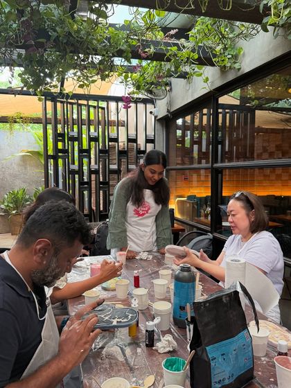 Paint Bar - Corporate Events & Team Building Crafty Creations: Jesmonite & Puzzle Art photo 16