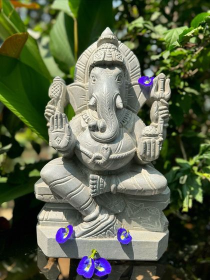 Greenhouse - Handcrafted Stone Sculpture & Decor Ganesha: The Remover of Obstacles photo 28