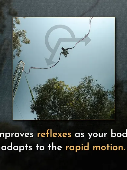 The rapid motion of the Rocket Ejector helps improve your reflexes as your body adapts to the quick launch and fall.