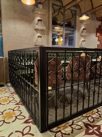 Another view of our beautiful interiors, designed to give you a comfortable and memorable dining experience.