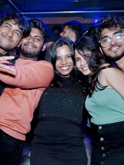 A group of friends having a blast at the club. Seeing this kind of energy and happiness is why I love being a DJ.