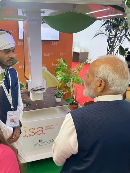 We were deeply honored to present our Smart Solar Hut innovation to the Honorable Prime Minister of India, Shri Narendra Modi. This interaction at the Re-Invest 2024 event was a significant moment, affirming our mission to contribute to a self-reliant and sustainable India.