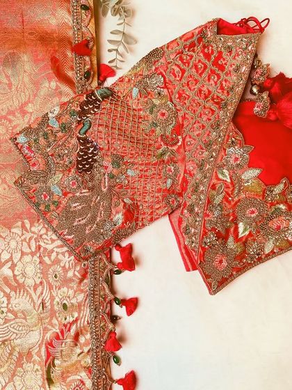 Blouse House by Mahitha Prasad - Custom Blouse Design & Embroidery A Closer Look: The Art of Embroidery photo 41