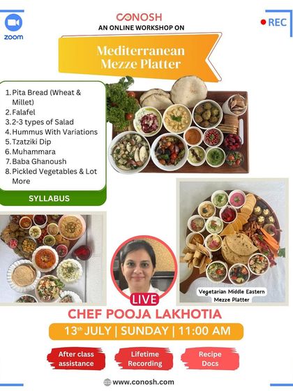 Conosh - Online Culinary Workshops Global Flavors: Savory Workshops photo 3