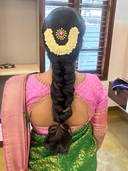 Laxmi Ramkrishna - Special Occasion Hairstyling Traditional South Indian Braids photo 20