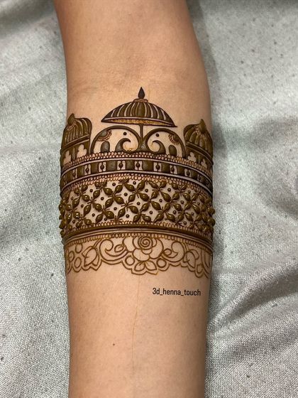 3D Henna Touch - Online Mehndi Classes Intricate Arm Bands & Cuffs photo 13