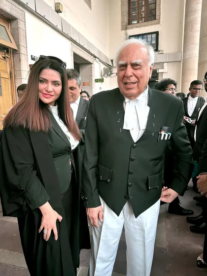 Standing with Senior Advocate Kapil Sibal ji, the 2024 President of the Supreme Court Bar Association. Being a part of this legal fraternity means constantly learning from the very best. It reinforces my commitment to upholding the highest standards of our noble profession.